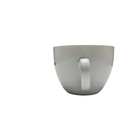 Starbucks 2008 18 oz Cup White w/ Red Lettering‎ Coffee Mug - Picture 4 of 6